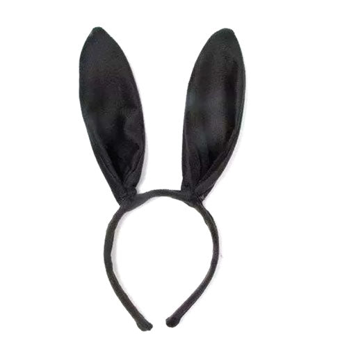 Black Rabbit Ears Headband