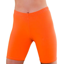 80's Cycling Shorts - Neon Orange